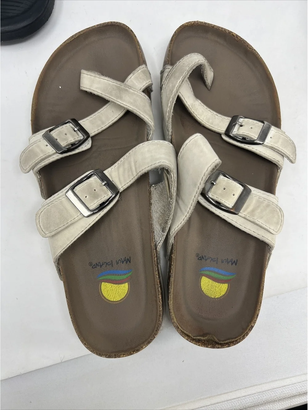Lot of 6 pairs of kids youth sandals flip flops slides NIKE size 13 1Y 6Y & more
